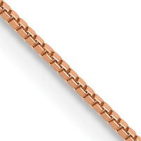 14k Rose Gold .70mm Box Chain-RSC1-16