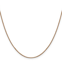 14k Rose Gold .9mm Box Chain-RSC2-22