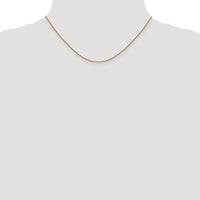 14k Rose Gold .9mm Box Chain-RSC2-16