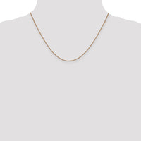 14k Rose Gold .9mm Box Chain-RSC2-18