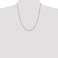 14k Rose Gold .9mm Box Chain-RSC2-22