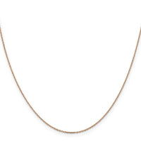 14k Rose Gold 1.0mm D/C Cable Chain-RSC20-20