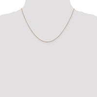 14k Rose Gold 1.0mm D/C Cable Chain-RSC20-18