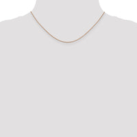 14k Rose Gold 1.4mm D/C Cable Chain-RSC21-16