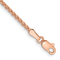 14k Rose Gold 1.7mm D/C Spiga Chain-RSC23-7