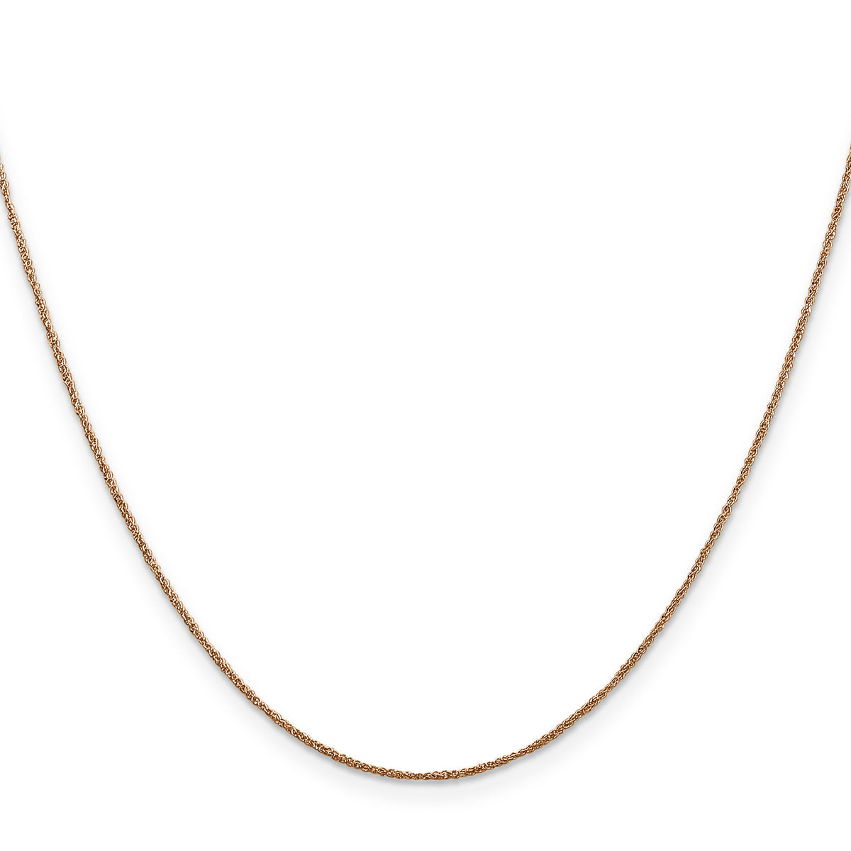 14K Rose Gold .7mm Ropa Chain-RSC26-20