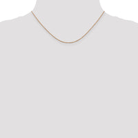 14K Rose Gold .7mm Ropa Chain-RSC26-16