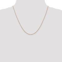 14K Rose Gold .7mm Ropa Chain-RSC26-20