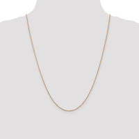 14K Rose Gold .7mm Ropa Chain-RSC26-24