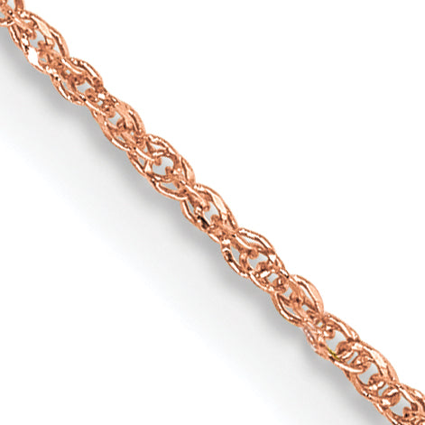 14K Rose Gold .7mm Ropa Chain-RSC26-24