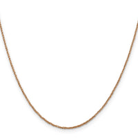14K Rose Gold 1.1mm Ropa Chain-RSC27-16