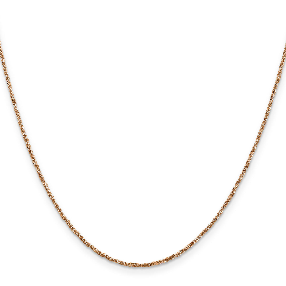 14K Rose Gold 1.1mm Ropa Chain-RSC27-18
