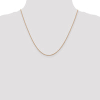 14K Rose Gold 1.1mm Ropa Chain-RSC27-20