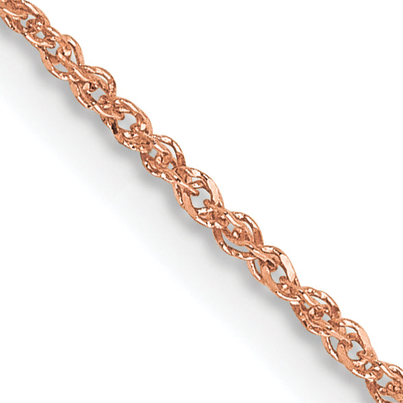14K Rose Gold 1.1mm Ropa Chain-RSC27-24