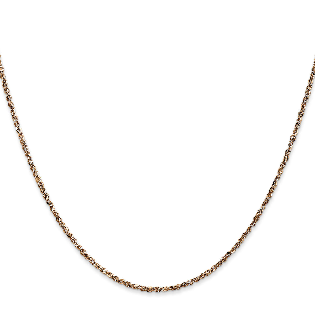 14K Rose Gold 1.7mm Ropa Chain-RSC28-18