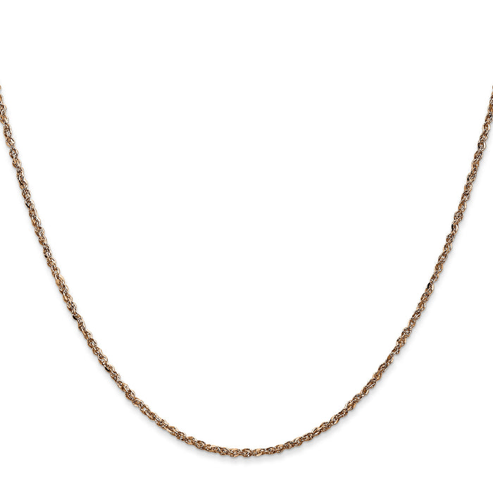 14K Rose Gold 1.7mm Ropa Chain-RSC28-24