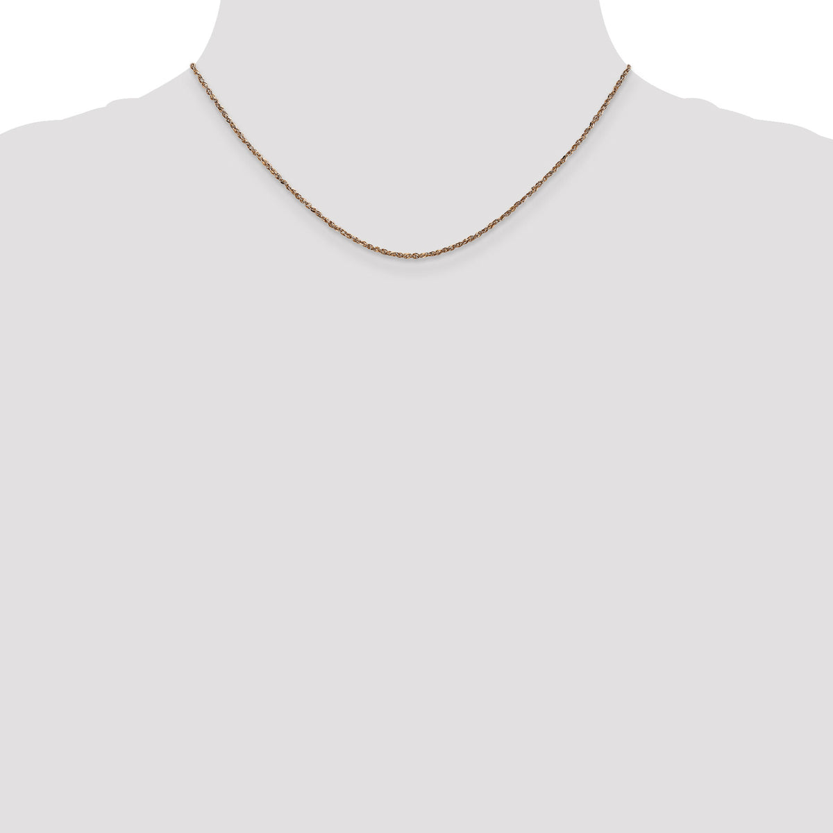 14K Rose Gold 1.7mm Ropa Chain-RSC28-16