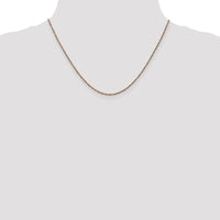 14K Rose Gold 1.7mm Ropa Chain-RSC28-18