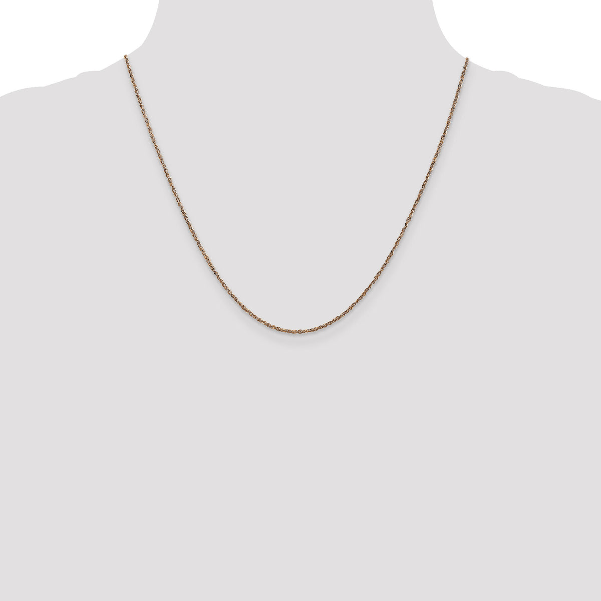 14K Rose Gold 1.7mm Ropa Chain-RSC28-20