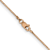 14k Rose Gold 1.0mm Box Chain-RSC3-22