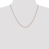 14k Rose Gold 1.0mm Box Chain-RSC3-20