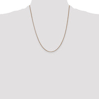 14k Rose Gold 1.0mm Box Chain-RSC3-22