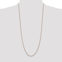 14k Rose Gold 1.0mm Box Chain-RSC3-30