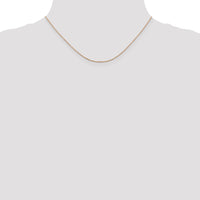 14k Rose Gold .8mm D/C Cable Chain-RSC32-16