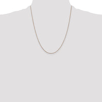 14k Rose Gold .8mm D/C Cable Chain-RSC32-22