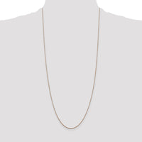 14k Rose Gold .8mm D/C Cable Chain-RSC32-30
