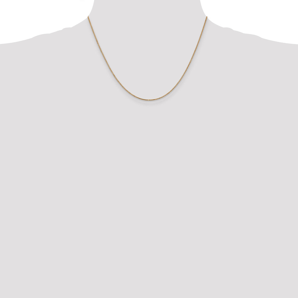 14k Rose Gold 1.10mm Box Chain-RSC33-18