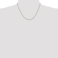 14k Rose Gold 1.10mm Box Chain-RSC33-18
