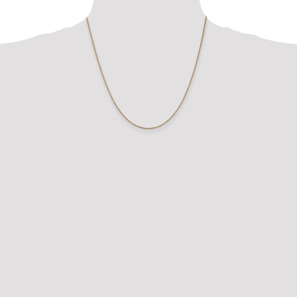 14k Rose Gold 1.10mm Box Chain-RSC33-20