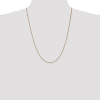 14k Rose Gold 1.10mm Box Chain-RSC33-24