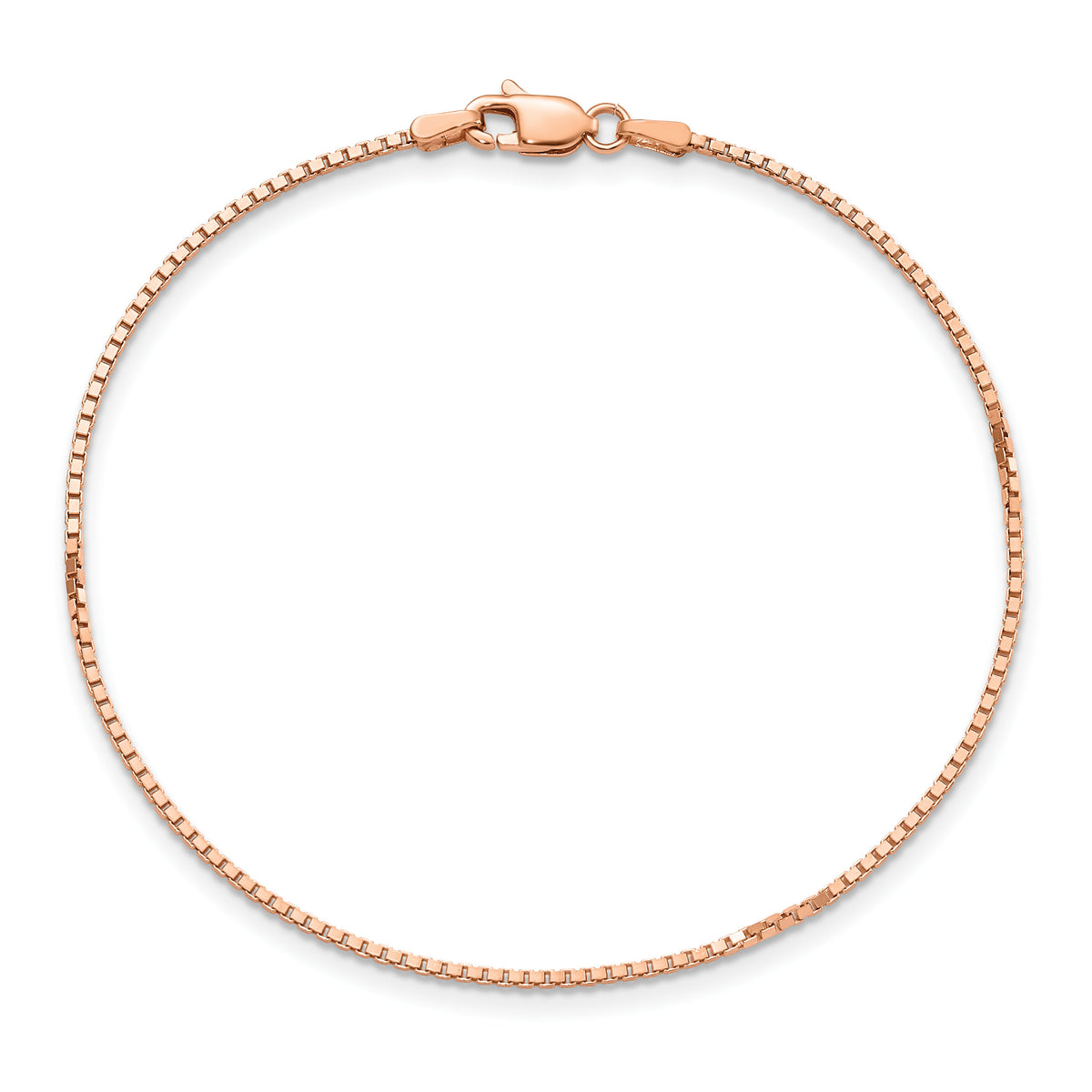 14k Rose Gold 1.10mm Box Chain-RSC33-7