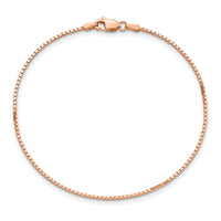 14k Rose Gold 1.10mm Box Chain-RSC33-8