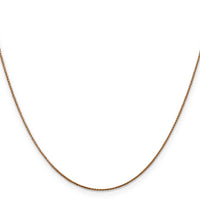 14k Rose Gold .85mm D/C Spiga Chain-RSC34-16