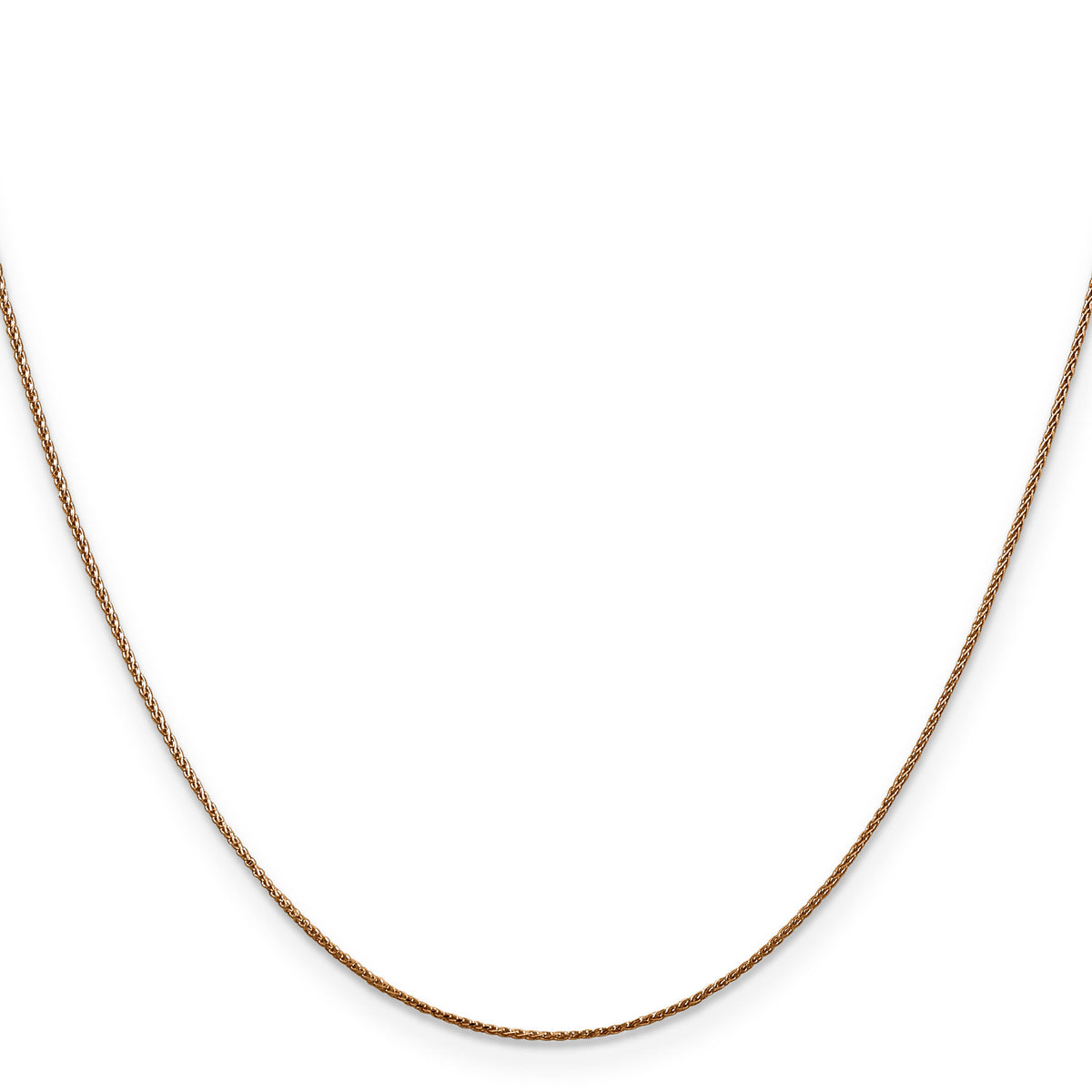 14k Rose Gold .85mm D/C Spiga Chain-RSC34-20