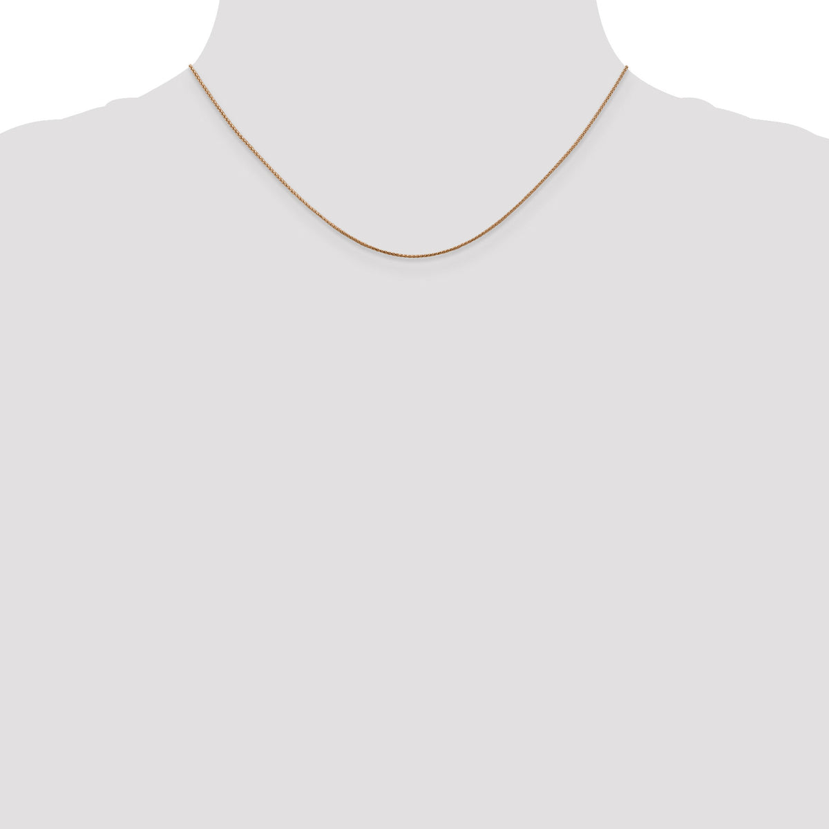 14k Rose Gold .85mm D/C Spiga Chain-RSC34-16