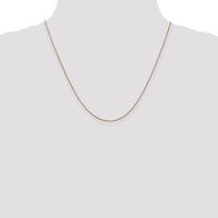 14k Rose Gold .85mm D/C Spiga Chain-RSC34-20