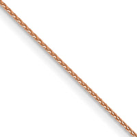 14k Rose Gold .85mm D/C Spiga Chain-RSC34-16
