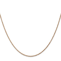 14k Rose Gold .8mm Baby Rope Chain-RSC35-16