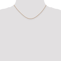 14k Rose Gold .8mm Baby Rope Chain-RSC35-16