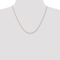 14k Rose Gold .8mm Baby Rope Chain-RSC35-20