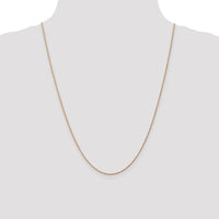 14k Rose Gold .8mm Baby Rope Chain-RSC35-24