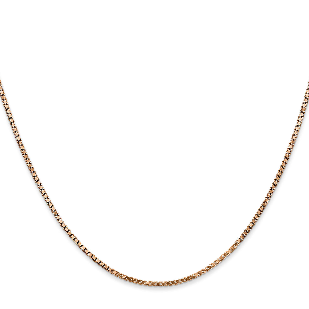 14k Rose Gold 1.3mm Box Chain-RSC36-16