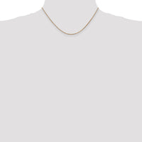 14k Rose Gold 1.3mm Box Chain-RSC36-16