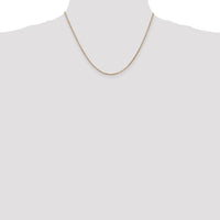 14k Rose Gold 1.3mm Box Chain-RSC36-18