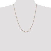 14k Rose Gold 1.3mm Box Chain-RSC36-24