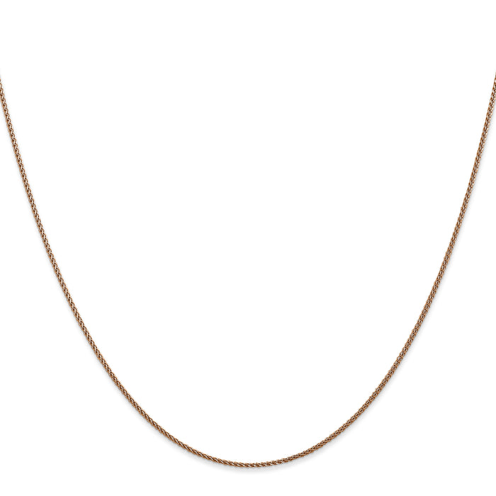 14k Rose Gold 1.05mm D/C Spiga Chain-RSC4-30